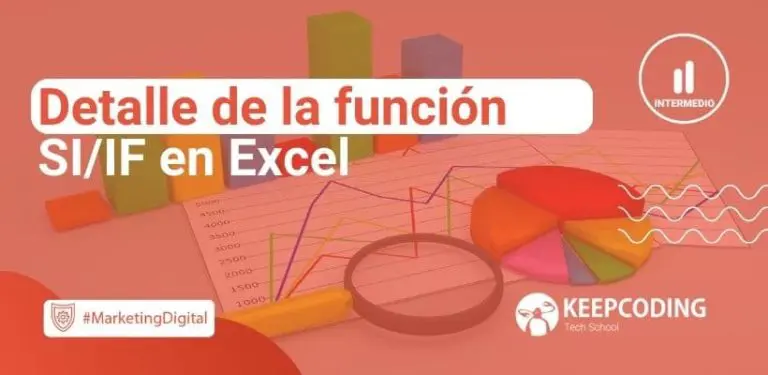 Detalle de la función SI/IF en Excel