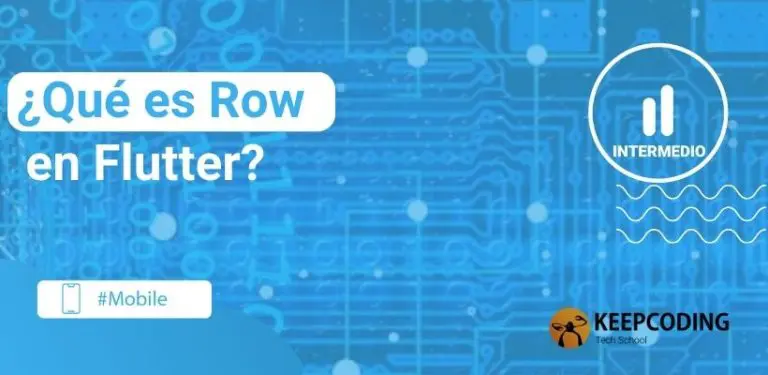 qué es row en flutter