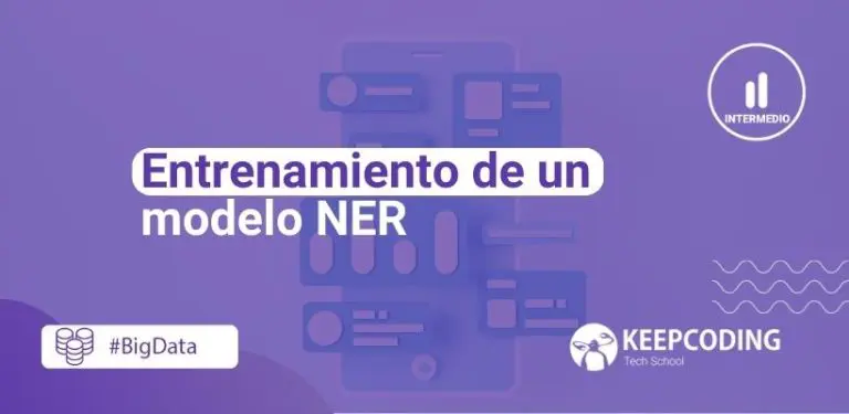 Entrenamiento de un modelo NER