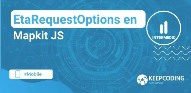 EtaRequestOptions en Mapkit JS
