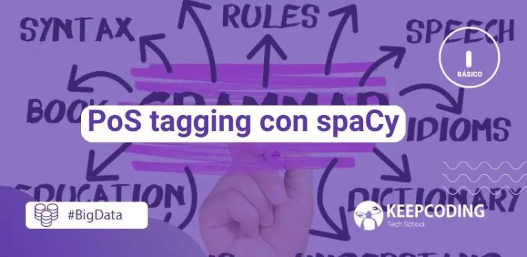 PoS tagging con spaCy