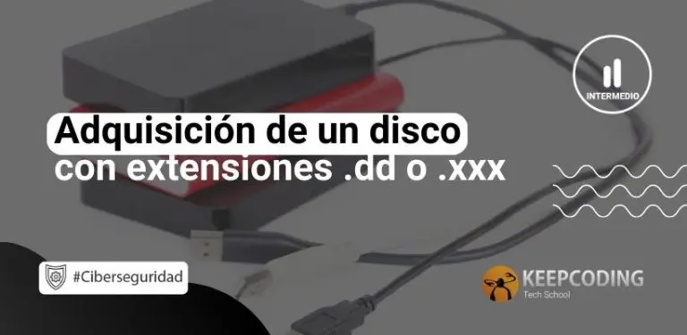 Adquisición de un disco