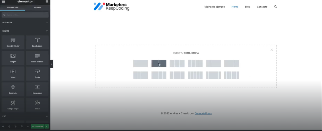 Mi primer WordPress con Elementor 4 Mi primer wordpress con elementor
