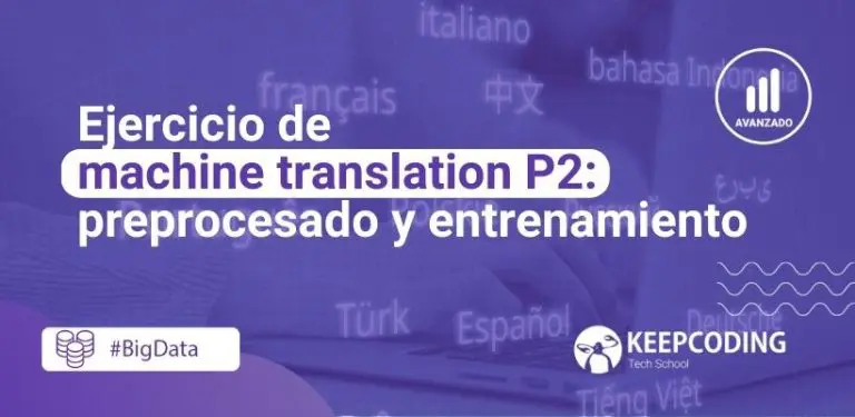 ejercicio de machine translation