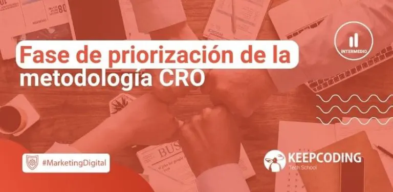 Fase de priorización de la metodología CRO