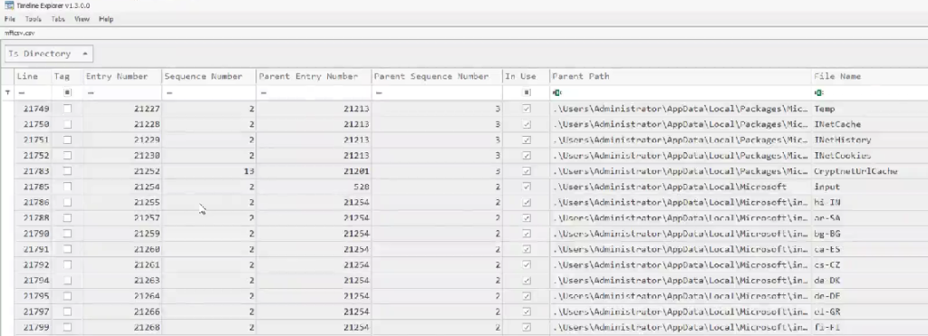 ¿Qué es el fichero I30 (Index records)? 2 fichero I30