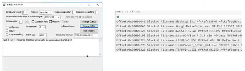 ¿Qué es el fichero I30 (Index records)? 3 fichero I30
