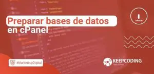 Preparar bases de datos en cPanel