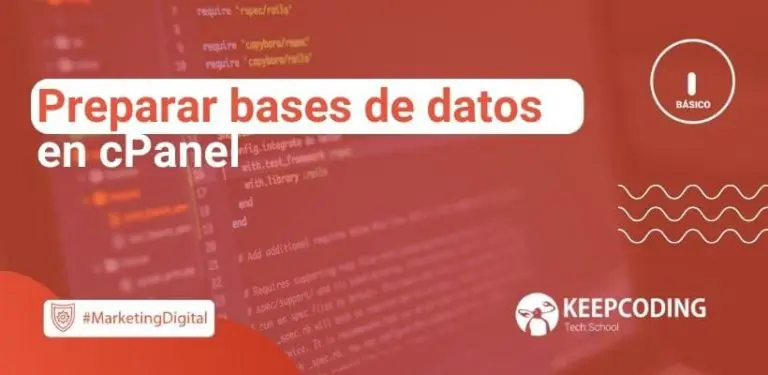 Preparar bases de datos en cPanel