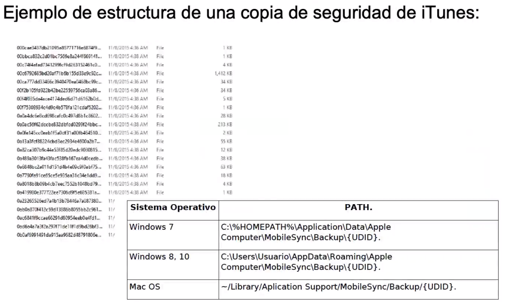 Sistemas de adquisición de evidencia en Apple 3 Sistemas de adquisición de evidencia en Apple