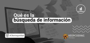 búsqueda de información