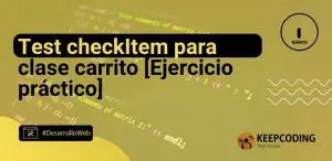 Test checkItem para clase carrito