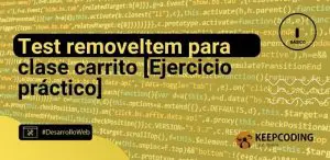 Test removeItem para clase carrito [Ejercicio práctico]