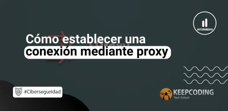 conexión mediante proxy