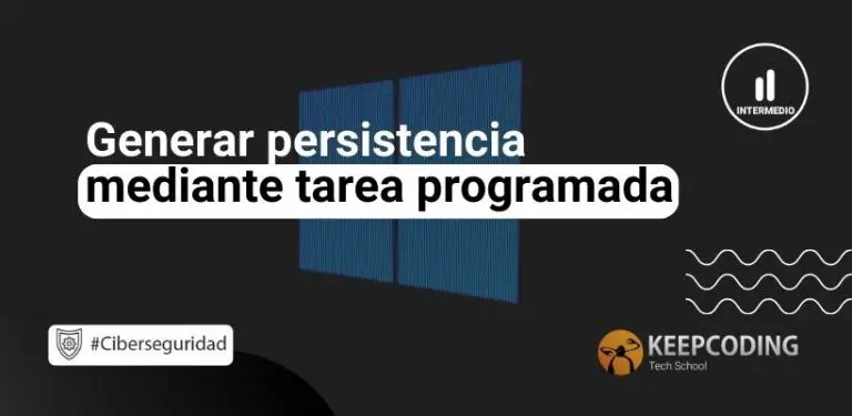 persistencia mediante tarea programada