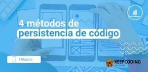 métodos de persistencia de código