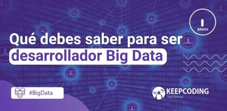 desarrollador big data