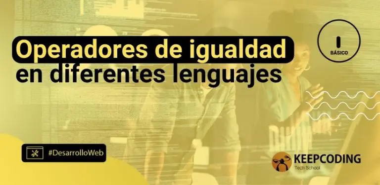 Operadores de igualdad en diferentes lenguajes