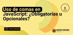 uso de comas en javascript