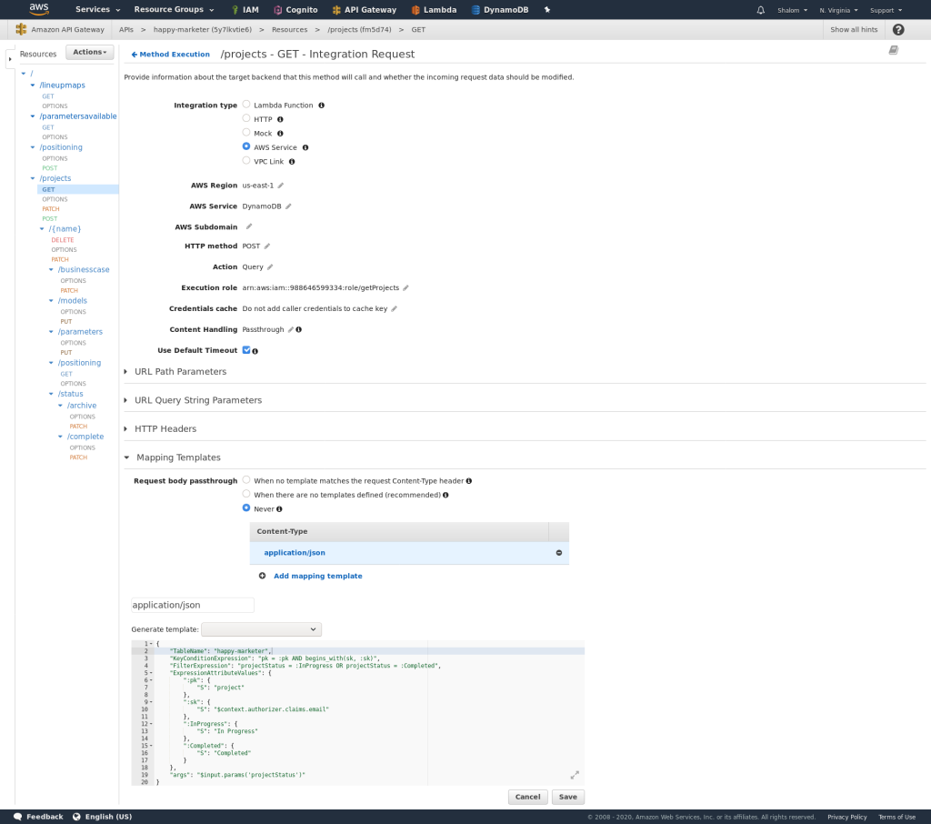 Conexión a API Gateway