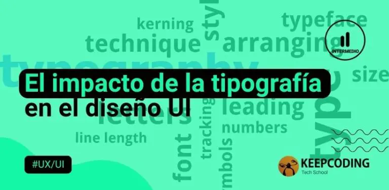 tipografía en el diseño UI