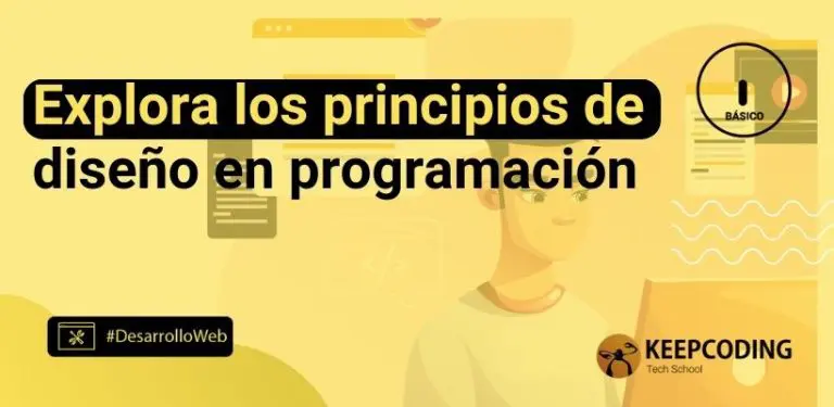Explora los principios de diseño en programación