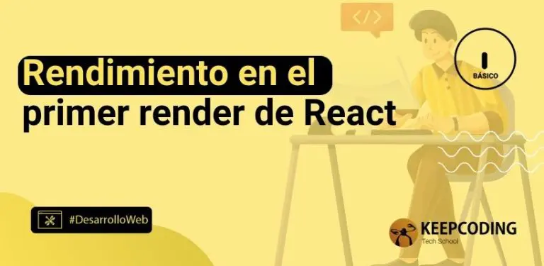 Rendimiento en el primer render de React