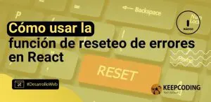 Cómo usar la función de reseteo de errores en React