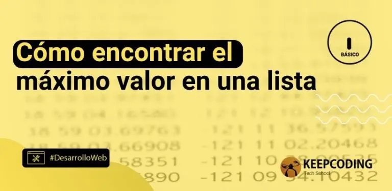 Cómo encontrar el máximo valor en una lista