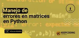 Manejo de errores en matrices en Python