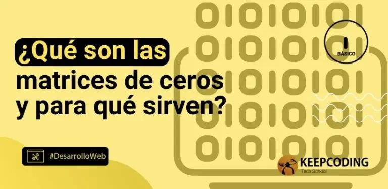 ¿Qué son las matrices cero y para qué sirven?