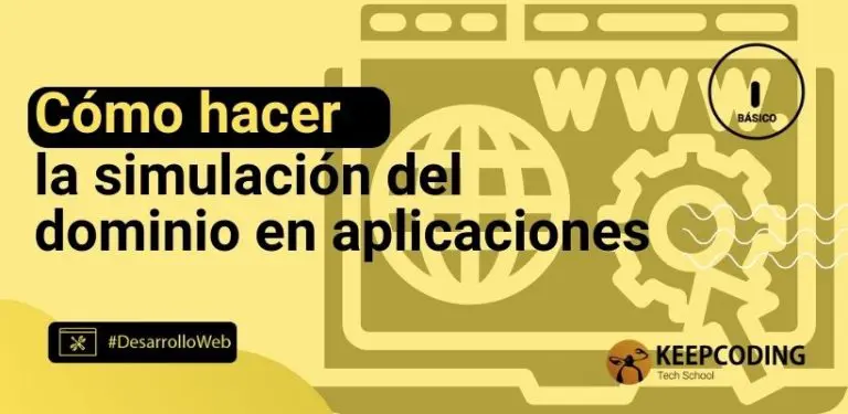 Cómo hacer la simulación del dominio en aplicaciones