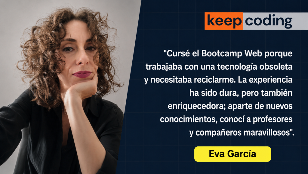 De la curiosidad al desarrollo web: la historia de Eva García 1 De la curiosidad al desarrollo web