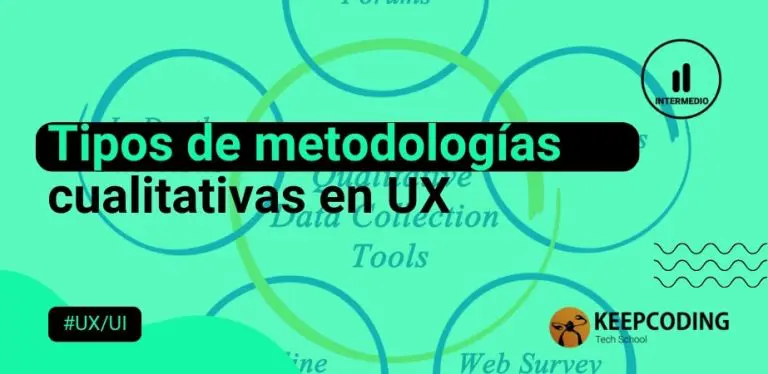 Tipos de metodologías cualitativas en UX