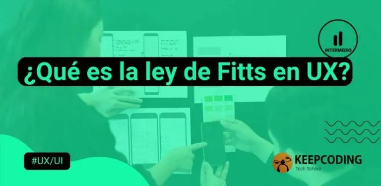 Qué es la ley de Fitts en UX