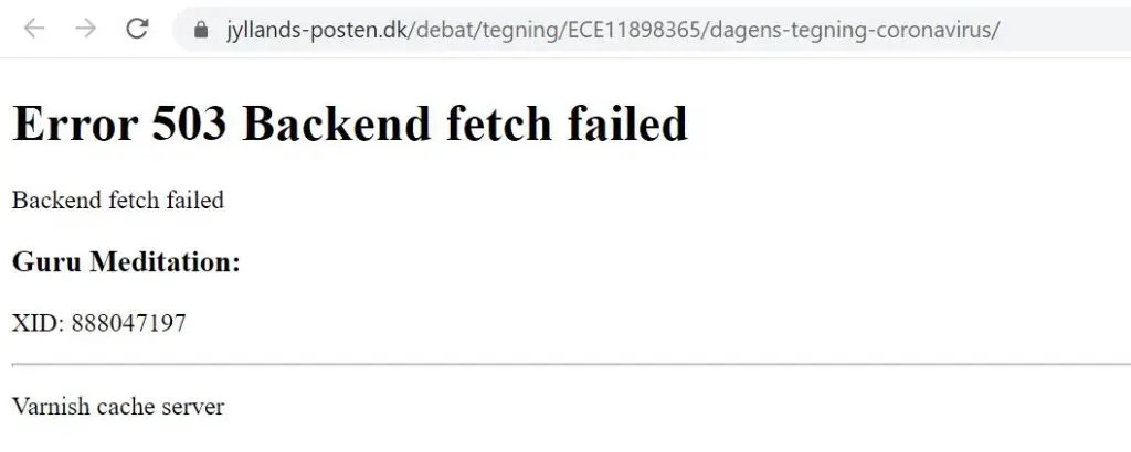 ¿Qué es, qué significa y cómo solucionar error 503? 1 error 503