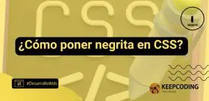 como poner negrita en css
