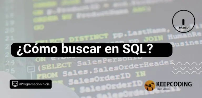 como buscar en SQL