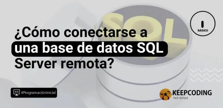 ¿Cómo conectarse a una base de datos SQL Server remota