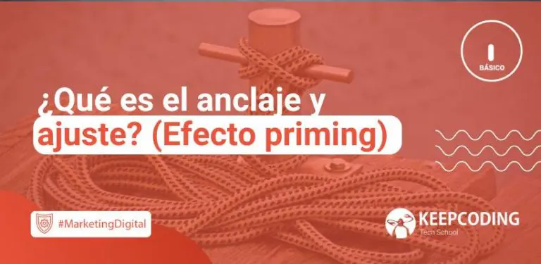¿Qué es el anclaje y ajuste Efecto priming