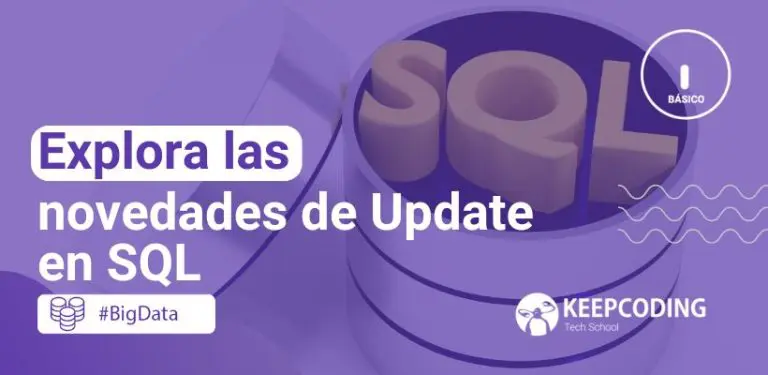 Explora las novedades de Update en SQL