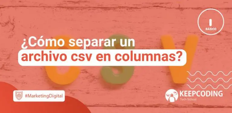 archivo csv en columnas