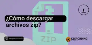 como descargar archivos zip