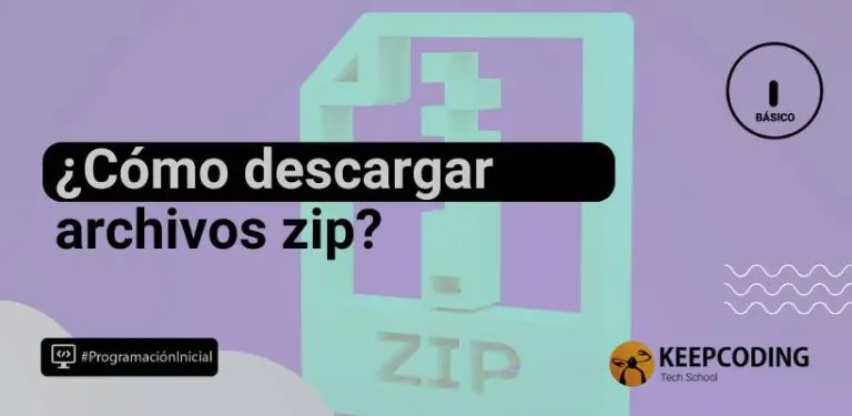 como descargar archivos zip