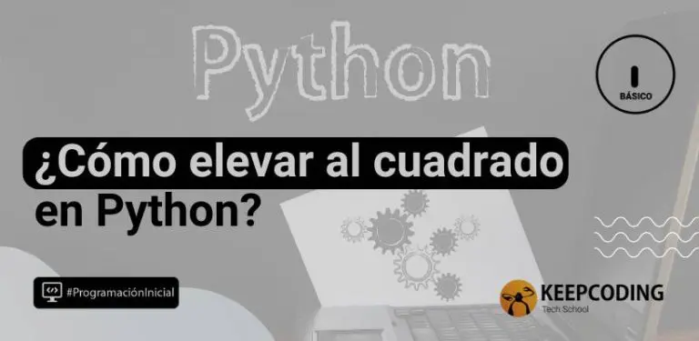 como elevar al cuadrado en python