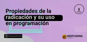 propiedades de la radicacion