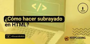 subrayado en html