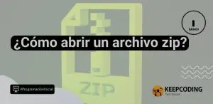 ¿Cómo abrir un archivo zip