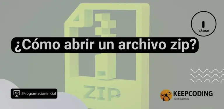 ¿Cómo abrir un archivo zip