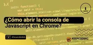 consola de javascript en chrome